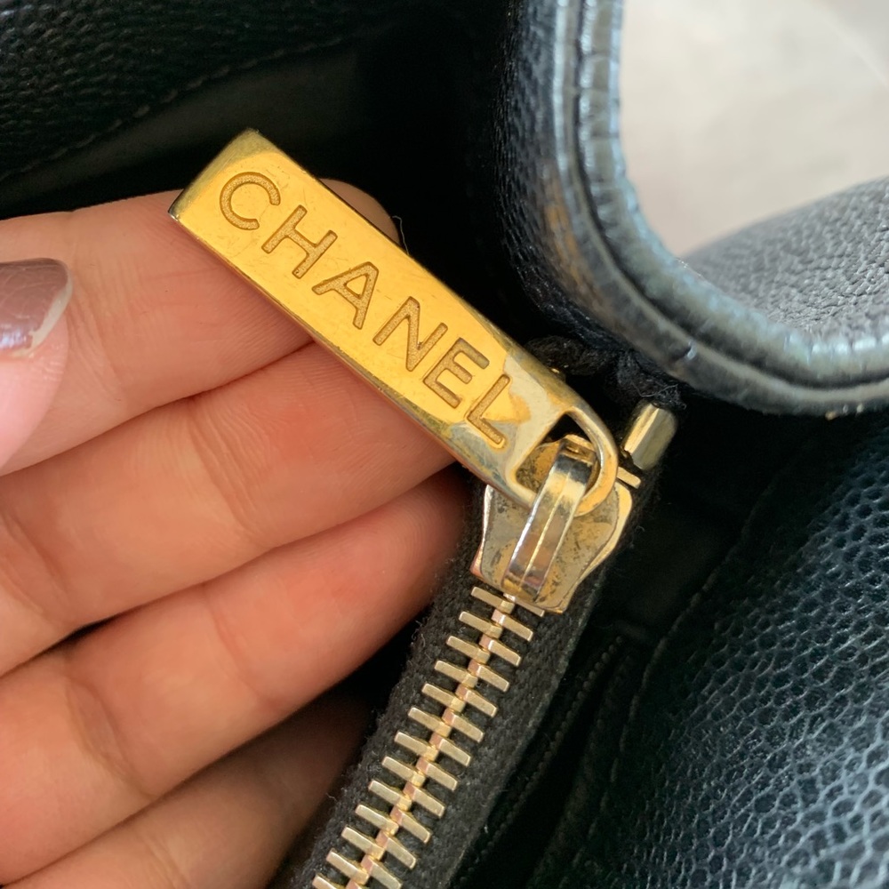 🚫⛔️SOLD⛔️🚫Chanel gst black quilted caviar - Picture 6 of 8